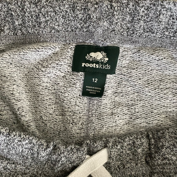 Roots Kids Original Organic Track Pants Salt and Pepper Grey - Picture 4 of 5